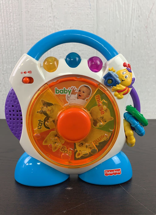 used Fisher Price Photo Fun Learning Nursey Rhymes CD Player