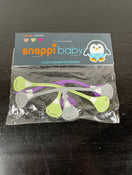 secondhand Snappi Snappi 3-Pack, Grey/Purple/Green