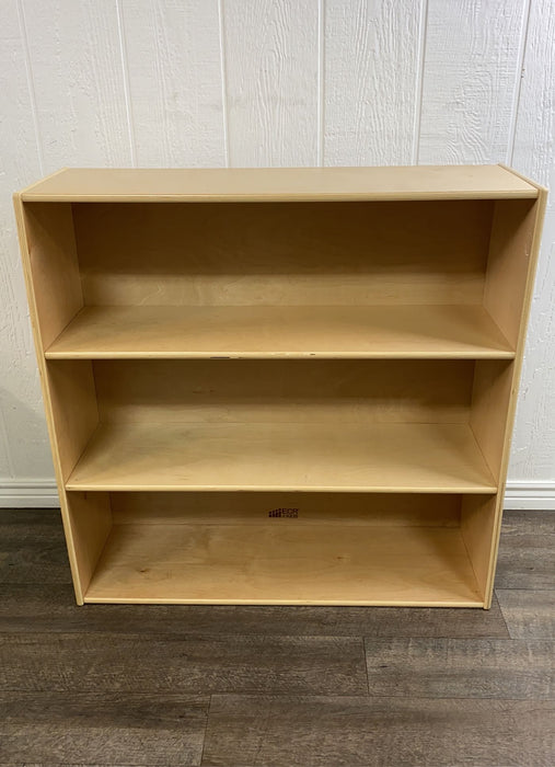 secondhand ECR4Kids Birch Bookcase with 3 Adjustable Shelves