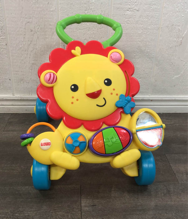 secondhand Fisher Price Musical Lion Walker