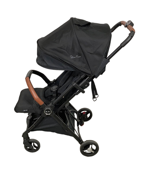 secondhand Silver Cross Jet Compact Stroller, 2021, Black