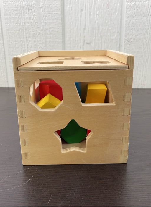 used Melissa & Doug Shape Sorter Cube