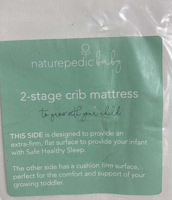 Shop Naturepedic Organic Lightweight Classic Crib 2-Stage Natural Mattress at GoodBuy Gear