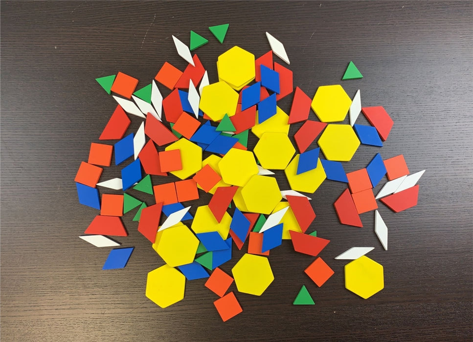 secondhand Melissa & Doug Pattern Blocks And Boards