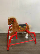 used Rockin’ Rider Lucky Talking Plush Spring Horse