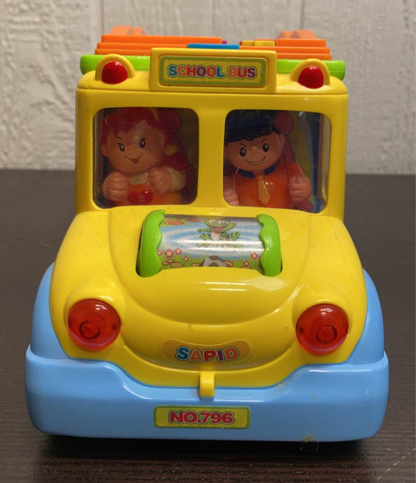 secondhand Liberty Imports School Bus Activity Toy