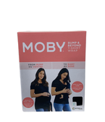 used Moby Bump & Beyond T-Shirt Wrap Baby Carrier, Medium, Size 2