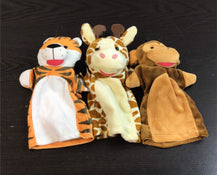 secondhand Melissa & Doug Safari Buddies Hand Puppets