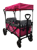 used Wonderfold X2 Push + Pull Double Stroller Wagon, Pretty-n-Pink, 2019