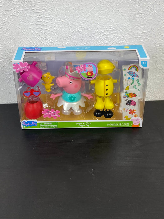 used Peppa Pig Dress & Talk Figure Set