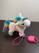 used Kid Connection Sound and Lights Walking Pet, Unicorn