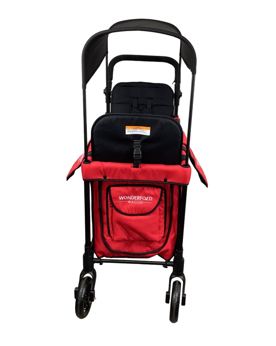 secondhand Wonderfold W2 Original Multifunctional Double Stroller Wagon, Red, 2021