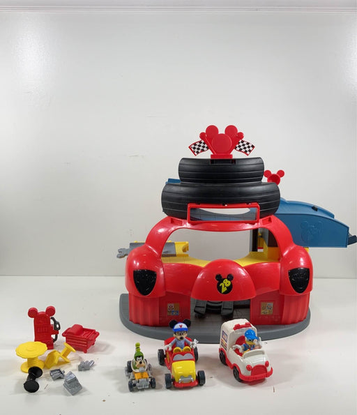 secondhand Disney Mickey And The Roadster Racers Garage Playset