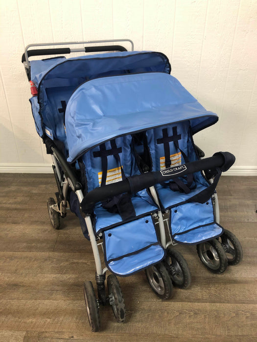 used Child Craft Quad Stroller