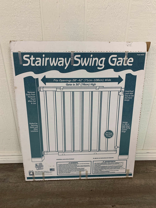 secondhand North States Swing Door Stairway Baby Gate