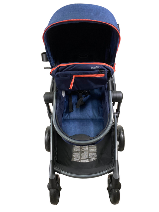 Evenflo Pivot Vizor Travel System, 2022, Promenade Blue