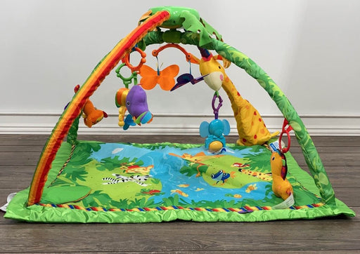 secondhand Fisher Price Rainforest Melodies and Lights Deluxe Gym