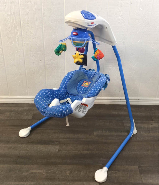 used Fisher Price Ocean Wonders Aquarium Cradle Swing