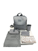 used Dagne Dover Indi Diaper Backpack Medium, Heather Grey