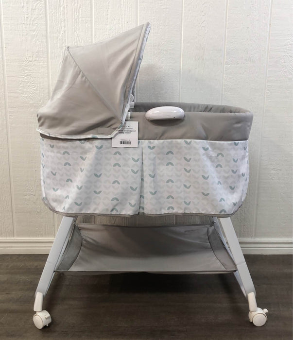 Ingenuity Ity Snuggity Snug Portable Baby Bedside Bassinet with Soothing Vibrations