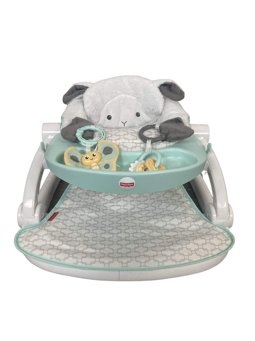 used Fisher Price Sit-Me-Up Floor Seat, Lamb