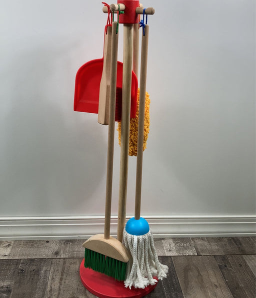 secondhand Melissa & Doug Let's Play House! Dust, Sweep & Mop