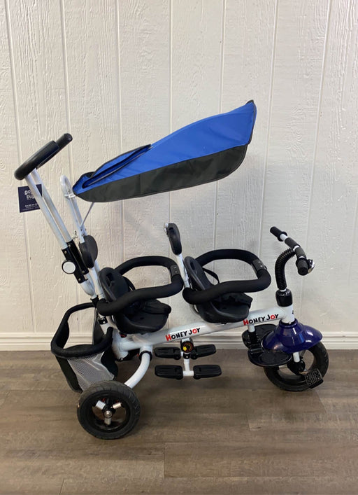 secondhand Honeyjoy 4-In-1 Twins Kids Baby Stroller Tricycle