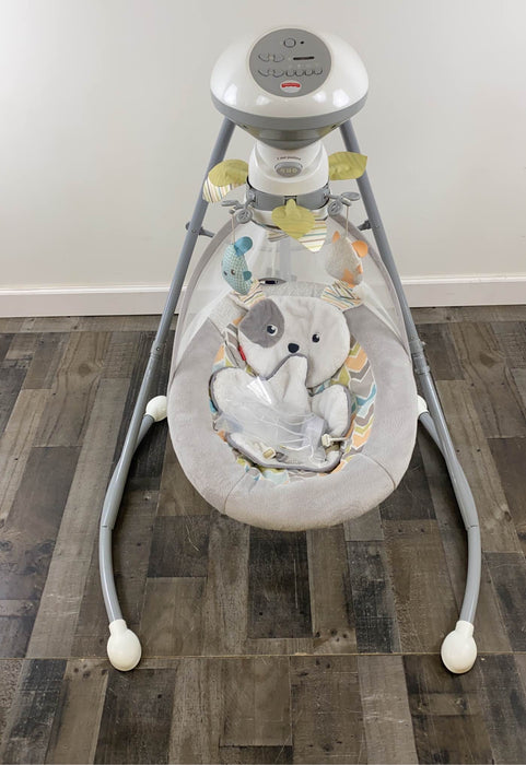 used Fisher Price Cradle 'n Swing, Sweet Snugapuppy Dreams