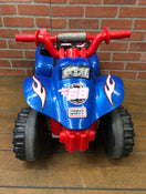 secondhand Fisher Price Power Wheels Lil Quad Hot Wheels