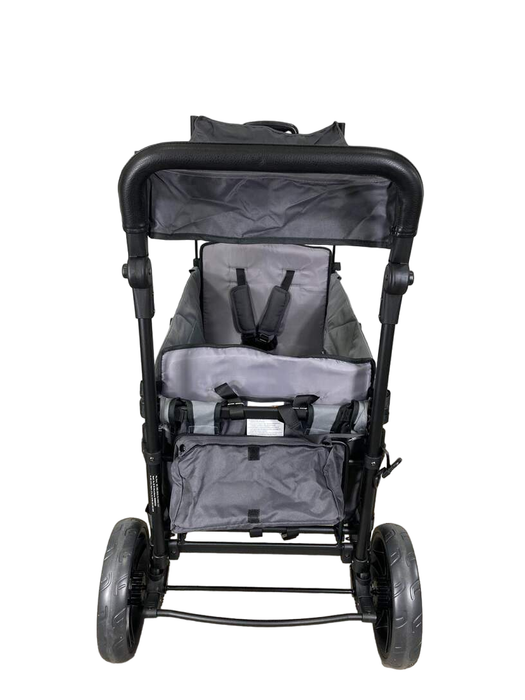 secondhand Wonderfold X2 Push + Pull Double Stroller Wagon, Stone Gray, 2022