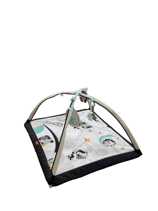 secondhand Tiny Love Black & White Gymini Activity Playmat