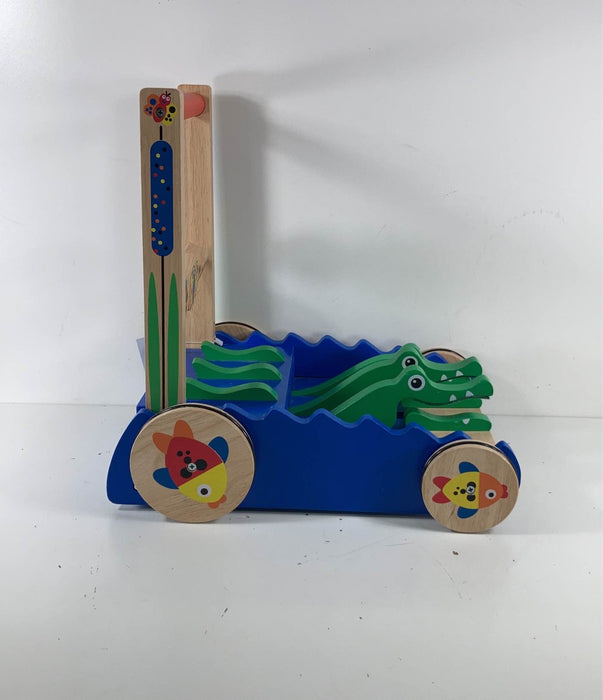 secondhand Melissa & Doug Chomp and Clack Alligator Push Toy