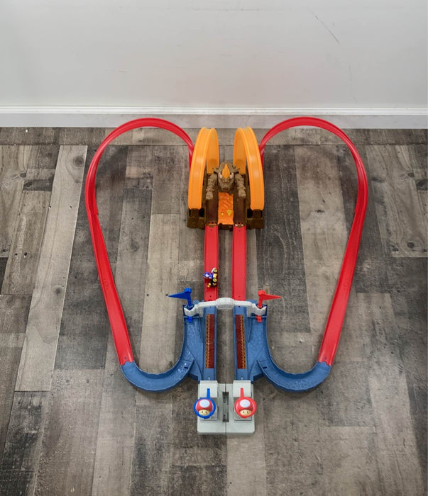 secondhand Hot Wheels Mario Kart Bowser's Castle Trackset