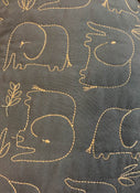 Shop Boppy Luxe Feeding and Infant Support Pillow, Charcoal Quilted Elephants at GoodBuy Gear