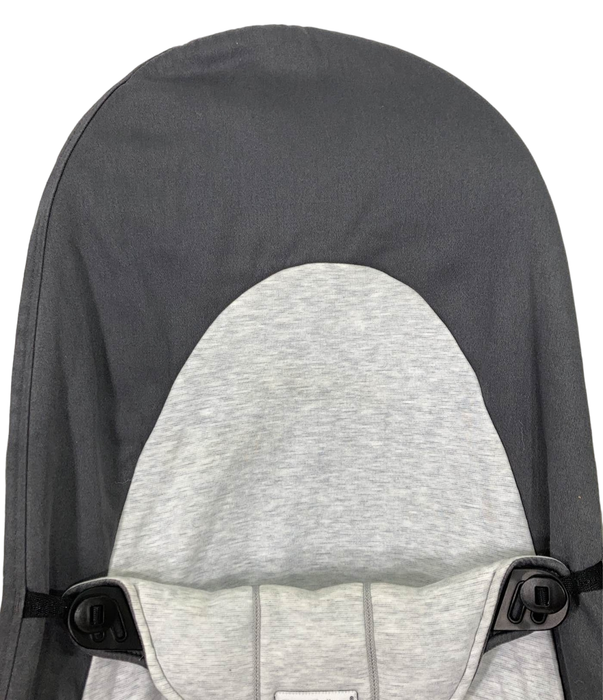 BabyBjorn Bouncer Balance, Dark Grey/Grey, Black Frame