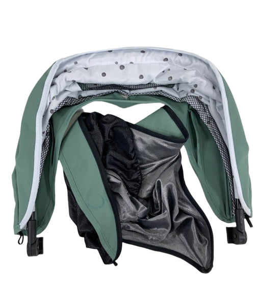 used Mockingbird Extendable Canopy with Sunshade, Sage, Watercolor Drops