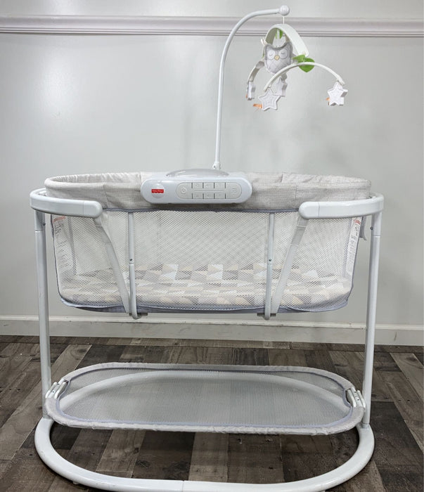 used Fisher Price Smart Connect Soothing Motions Bassinet