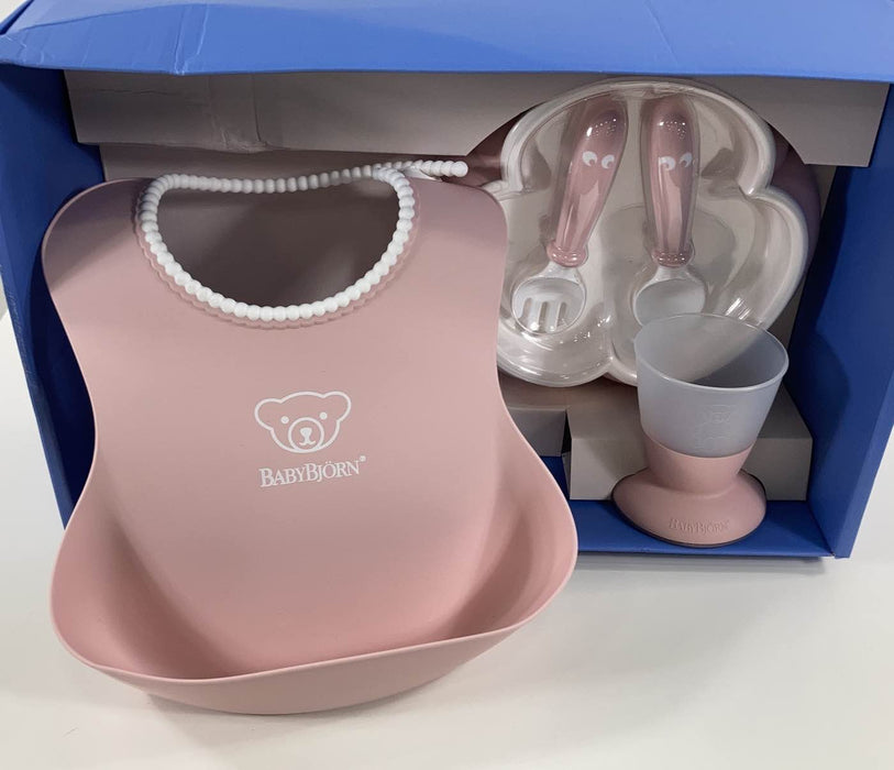 Shop BabyBjorn Baby Dinner Set, Powder Pink at GoodBuy Gear