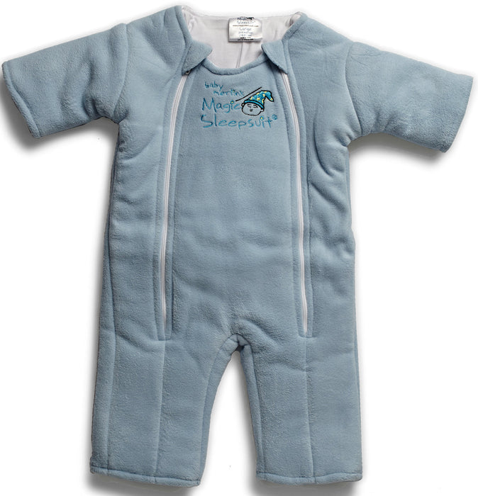 used Baby Merlin's Magic Sleepsuit, Small 3-6 Months, Blue, Cotton