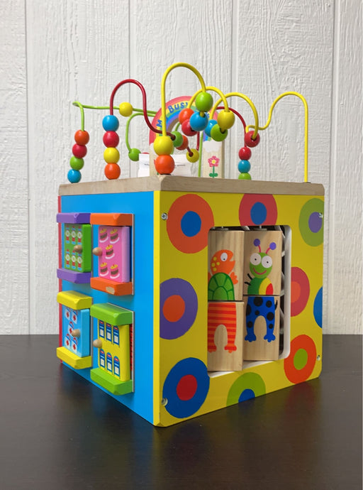 used ALEX Toys Discover My Busy Town Wooden Activity Cube