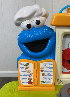 Playskool Sesame Street Come 'N Play Cookie Monster Kitchen Café Plays