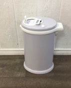 secondhand Ubbi Diaper Pail, Grey