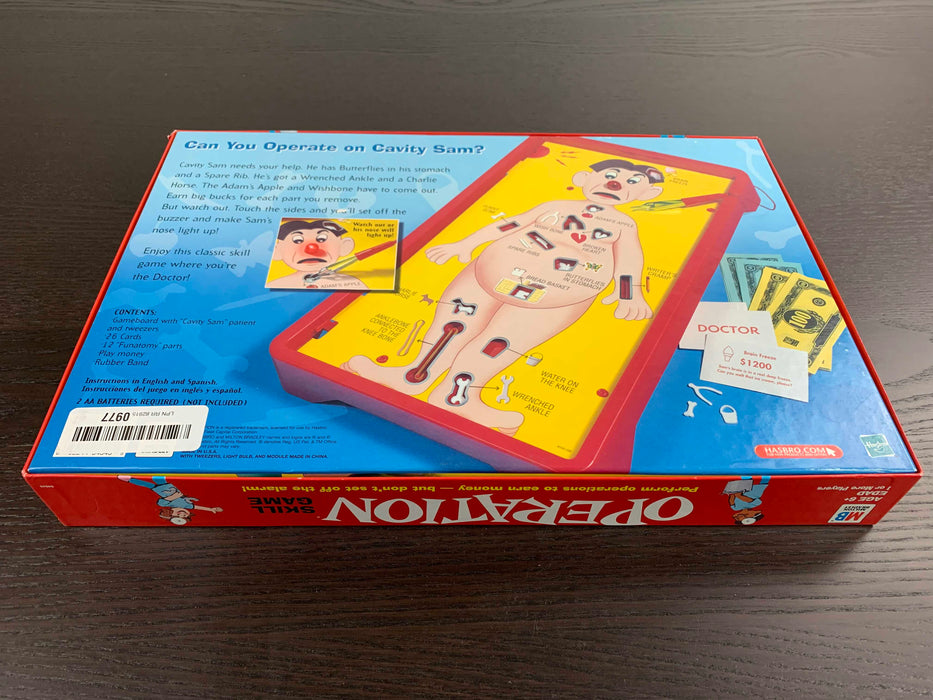 secondhand Milton Bradley Operation