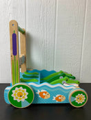 secondhand Melissa & Doug Chomp and Clack Alligator Push Toy
