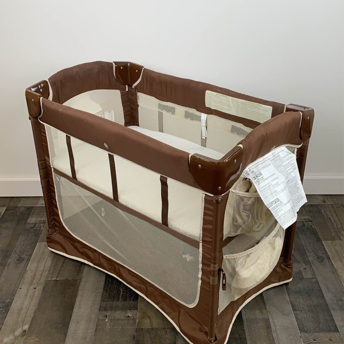 Arm's Reach Mini Ezee 3-in-1 Co-Sleeper, Brown - Main Image