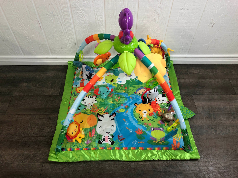 used Fisher Price Rainforest Melodies and Lights Deluxe Gym