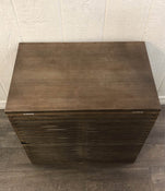 Crate And Barrel Dixon Bamboo Hamper with Liner