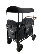 secondhand Wonderfold W4 Luxe Quad Stroller Wagon, Volcanic Black, 2021