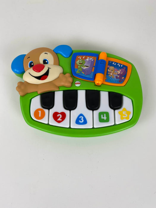 used Fisher Price Laugh & Learn Puppy’s Piano, Green