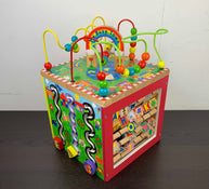 used ALEX Toys Discover My Busy Town Wooden Activity Cube